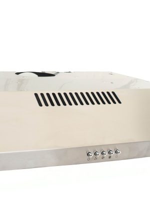 Campana Mars con Capelo acero inox. 600mm 280 m³/h